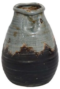Βάζο Κεραμικό 0035-121-044 19,5cm Blue-Multi Ceramic