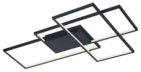 Φωτιστικό Οροφής - Πλαφονιέρα Led Thiago RGBW 652690342 Anthracite Trio Lighting Metal