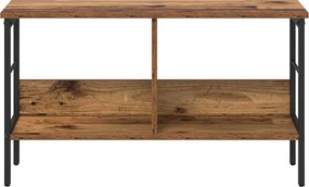 vidaXL Ράφι Βιβλίων 2 επιπέδων 82 x 32 x 47 εκ. Επεξεργασμένο Ξύλο