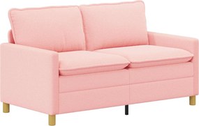 vidaXL Καναπές Ροζ 156 x 81 x 87,5 εκ Ύφασμα