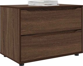 vidaXL Ντουλάπι αποθήκευσης Καφέ δρυς 80 x 48 x 57 εκ