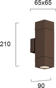 Απλίκα Εξωτερικού Χώρου Viokef Paros Brown 4053702