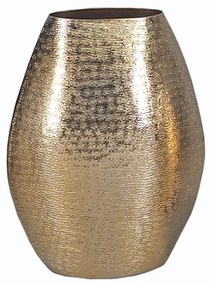 Βάζο Μεταλλικό Χρυσό Art Et Lumiere 30x13x40εκ. 12006