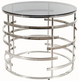 ŁAWA LIVIA SZKŁO DYMIONE/SREBRNY FI 60 DIOMMI-80-2892