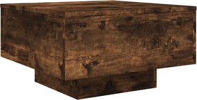 vidaXL Τραπεζάκι Σαλονιού Καπνιστή Δρυς 55x55x31 εκ. Επεξεργασμ. Ξύλο