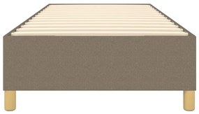 Πλαίσιο Κρεβατιού Boxspring Taupe 80 x 200 εκ. Υφασμάτινο - Μπεζ-Γκρι