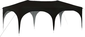 vidaXL Αυτοσχέδιο Μόρφωση 574 x 289 x 245 cm Μαύρο Ύφασμα Όξφορντ