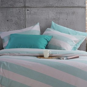 Μαξιλαροθήκη (52x72) Nef-Nef Homeware Casual Stripe Petrol