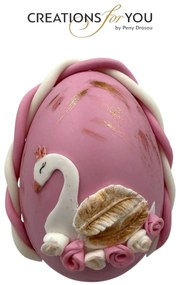 Κύκνος Αρωματική λαμπάδα ν.2 - Σετ Λαμπάδα και πλάτη με βάση