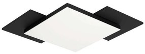 Φωτιστικό Οροφής-Πλαφονιέρα Tamuria 99655 28,5x28,5x6cm Led 10,8W Black-White Eglo