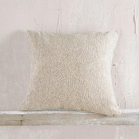 Μαξιλαροθήκη Διακοσμητική Fidel Beige Ρυθμός 40Χ40 Βαμβάκι-Chenille