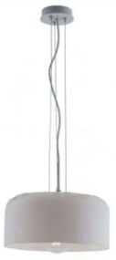 Φωτιστικό Οροφής Gibus I-GIBUS-S35 BCO 1xE27 Φ35cm 150cm White Luce Ambiente Design Glass