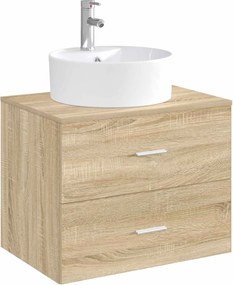 vidaXL Λεκάνη μπάνιου Χρωμέ 40,5 x 40,5 x 15 cm Μέταλλο