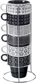Κούπες 260ml Με Στάντ (Σετ 6τμχ) S-D Ethnic 145445