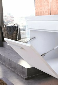 Drop Status White 45x28 MDF - Πάγκος με Νιπτήρα &amp; Καθρέπτη