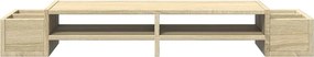 vidaXL Βάση Οθόνης με Αποθ. Sonoma Δρυς 100x27x15 εκ. Επεξεργ. Ξύλο