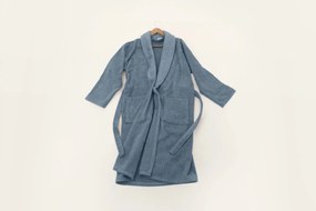 Bathrobe Set (2 Pieces) 1051A-044-1 Blue