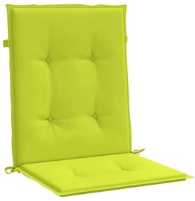 Μαξιλάρια Καρέκλας Κήπου Πλάτη 4τεμ ΑνΠράσινα 100x50x3εκ Oxford - Πράσινο