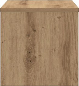 vidaXL Κομοδίνο 2 pcs artisan δρυς 40 x 40 x 30 cm Επεξεργασμένο ξύλο