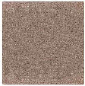 vidaXL Αντιολισθητικό Σαγκί Χαλάκι Καφέ 120 x 120 cm PP