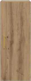 vidaXL Επιτοίχιο ντουλάπι Artisan Oak 34,5 x 34 x 90 εκ.
