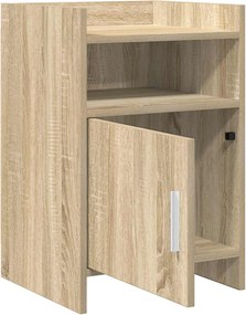vidaXL Κομοδίνα Sonoma Δρυς 40 x 36 x 60 εκ Επεξεργασμένο Ξύλο