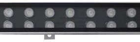 LED Wall Washer Αρχιτεκτονικού Φωτισμού 100cm GENIUS 48W CREE 24v 5760lm Δέσμης 10-30° Μοιρών Αδιάβροχο IP66 Μπλε GloboStar 05112