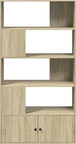 vidaXL Βιβλιοθήκη Sonoma Δρυς 100x36x189 εκ. από Επεξεργασμένο Ξύλο
