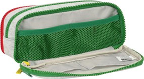 Τριπλή Κασετίνα Benetton Pop Γκρι (21 x 8 x 8 cm)