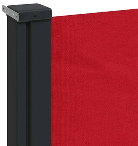 vidaXL Σκίαστρο Πλαϊνό Συρόμενο Κόκκινο 160 x 500 εκ.