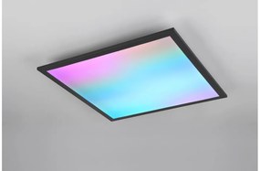 Πλαφονιέρα Φωτιστικό Οροφής LED RGBW 18W Μαύρο Dimmer 3CCT Εφέ Beta R67664532 Trio Lighting-R67664532-Μαύρο R67664532