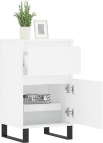 vidaXL Συρταριέρα Λευκή 40 x 35 x 70 εκ. από Επεξεργασμένο Ξύλο