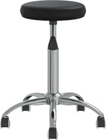 vidaXL Καρέκλα Τραπεζαρίας Μαύρη από Συνθετικό Δέρμα