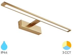 Φωτιστικό Επίτοιχο Braytron BN12-00786 Χρυσό Ματ (Gold Mat- Satin) CCT3