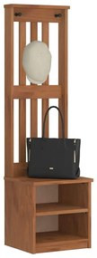 vidaXL Δέντρο χωλ "SANDNES" 45x40x159,5 εκ.Πεύκο μασίφ ξύλο