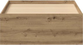 vidaXL Πλαίσιο κρεβατιού χωρίς στρώμα 75x190 εκ. Επεξεργασμένο Ξύλο