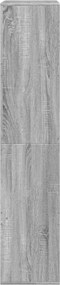vidaXL Βιβλιοθήκη Γκρι Sonoma 100x33x155,5 εκ. από Επεξεργ. Ξύλο