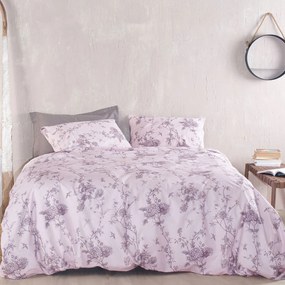 Σεντόνια Μονά (Σετ) Rythmos Next Aurora Purple Λιλά Χωρίς Λάστιχο 160x260