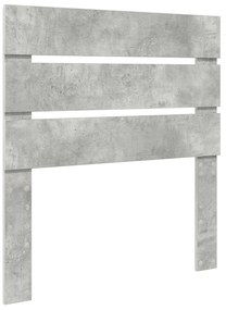 vidaXL Κρεβάτι Αποθήκης Σκυρόδεμα Γκρι 100 x 200 cm Επεξεργασμένο ξύλο