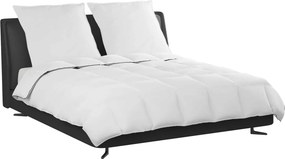 vidaXL Χειμερινό Παπλωματοθήκη με μαξιλάρι 3 pcs Λευκό Φτέρος