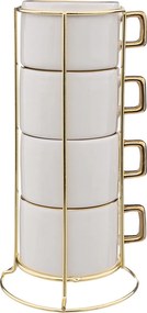 Φλυτζάνια Καφέ 170ml Με Σταντ (Σετ 4τμχ) S-D Arya 188832
