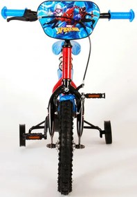 Ultimate Spider-Man 14 Inch 25 cm Boys Coaster Brake Blue/Red