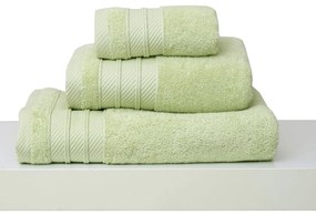 Πετσέτα Με Φάσα Soft Green Apple Anna Riska Body 70x140cm 100% Βαμβάκι