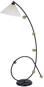 Φωτιστικό Δαπέδου 534LUN5609 Φ38x155cm 1xE27 40W Cream-Black Opviq