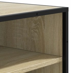 vidaXL Ντουλάπι παπουτσιών Sonoma Oak Κατασκευασμένο ξύλο και μέταλλο