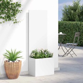 vidaXL Οθόνη Ιδιωτικότητας Κήπου Λευκό 50 x 32 x 150 εκ