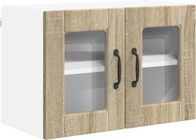 vidaXL Ραφιέρα τοίχου PORTO 2 pcs Δρύς Sonoma Επεξεργασμένο Ξύλο