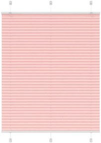 vidaXL Πλισέ περσίδα ροζ 105x150 cm Πλάτος υφάσματος 104,4 cm