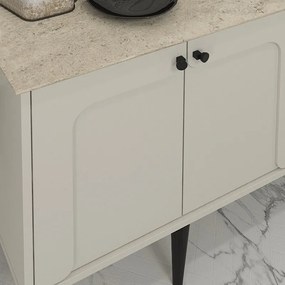 ΜΠΟΥΦΕΣ SEVILLA MEGAPAP ΧΡΩΜΑ SANDSTONE - TRAVERTINE 150X44,6X72,2ΕΚ.