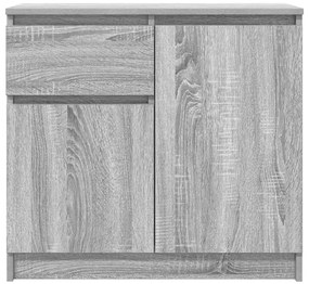vidaXL Συρταριέρα με Συρτάρια Γκρι Sonoma 71x35x65 εκ. από Επεξ. Ξύλο